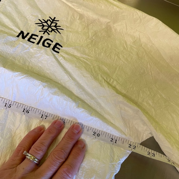 American Apparel, vintage, whit 100% TYVEK coat, size L, UNISEX. Branded «Neige» - Picture 12 of 14